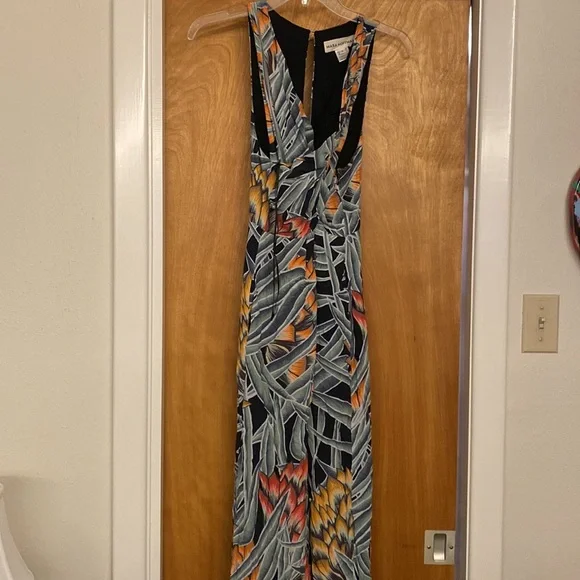 Mara Hoffman Herbarium tropical floral Cross Front Jumpsuit - Picture 6 of 7